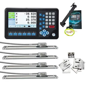 high accuracy opened magnetic linear scale with 2 axis for lathe milling machine digital readout Ditron DRO