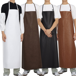Delantal de cuero para colgar al cuello, multicolor, impermeable, resistente al aceite y al desgaste, para fruteros, cafeterías, limpieza y cuidado del hogar - Product Image 1