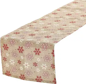 Skymoving New giáng sinh bảng <span class=keywords><strong>RUNNER</strong></span> cho trang trại Linen bảng <span class=keywords><strong>RUNNER</strong></span> cho trang trí nội thất - Product Image 1