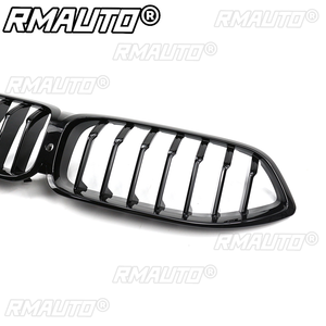 Calandre de remplacement avant pour BMW Série 8 G14 G15 G16 2018+ 840i 850i Noir Brillant Calandre de Course à Ligne Unique - Product Image 3