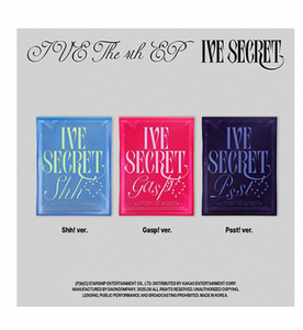 IVE 4th EP IVE Secret Official kpop อัลบั้มรูปซีดีขายดีกลุ่มสาวๆพร้อมการ์ดถ่ายรูป - Product Image 5