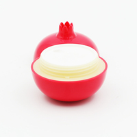 Ravissant pot en plastique de 30ml pour crème cosmétique, en forme de grenade, fabricant/vente en gros