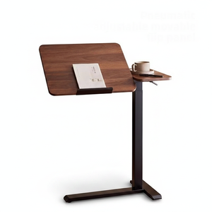 Table <span class=keywords><strong>de</strong></span> chevet relevable et modulable, table d'appoint mobile et multifonctionnelle pour chambre et salon - Product Image 1