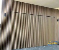 LONG TAI China Puerta de garaje personalizada de alta calidad Rejilla horizontal eléctrica moderna Puerta DE GARAJE DE ALUMINIO EE. UU. Para Villa