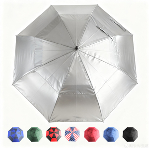 Custom Printed Logo Promotional Golf Umbrella Stick Umbrella with Pongee Fabric for Advertising Gifts - Product Image 2