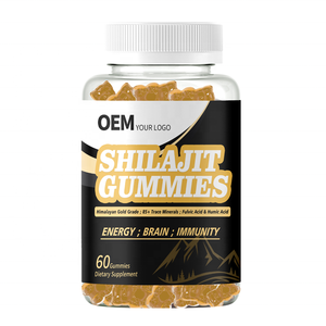 Gomitas de Shilajit, Suplemento Herbal Dietético, Suplemento de Ácido Fúlvico, Gomitas de Shilajit Naturales con Más de 85 Minerales - Product Image 1