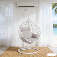 Fauteuil à bascule suspendu pour extérieur, patio, salon, banc suspendu au plafond, balançoire indienne, fauteuil relax pour enfant, grand modèle