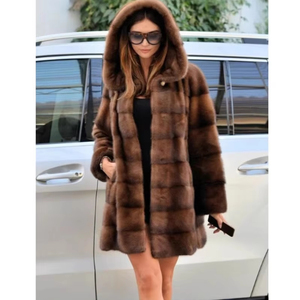 <span class=keywords><strong>Cappotto</strong></span> in <span class=keywords><strong>Visone</strong></span> Impermeabile da Donna 2026, <span class=keywords><strong>Cappotto</strong></span> Lungo <span class=keywords><strong>con</strong></span> <span class=keywords><strong>Cappuccio</strong></span>, Ampio e Versatile, Caldo e Resistente al Freddo per l'Inverno - Product Image 1