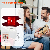 Sabuk Terapi Cahaya Merah Kelas Medis 10W 2025 660nm 850nm Terapi Fotodinamik LED Inframerah untuk Penggunaan di Rumah
