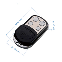 Télécommande RF 433 MHz en gros pour usine, duplicata de code fixe et de code roulant pour ouvre-porte de garage