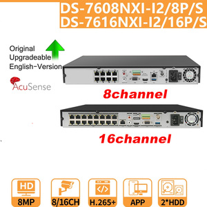 16CH บันทึกวิดีโอเฝ้าระวังเครือข่าย NVR 4K DS-7616NXI-I2/S acusense 16CH 1U DS-7616NXI-I2<span class=keywords><strong>เปรียบเทียบ</strong></span>ภาพใบหน้าแบบ P/S - Product Image 1