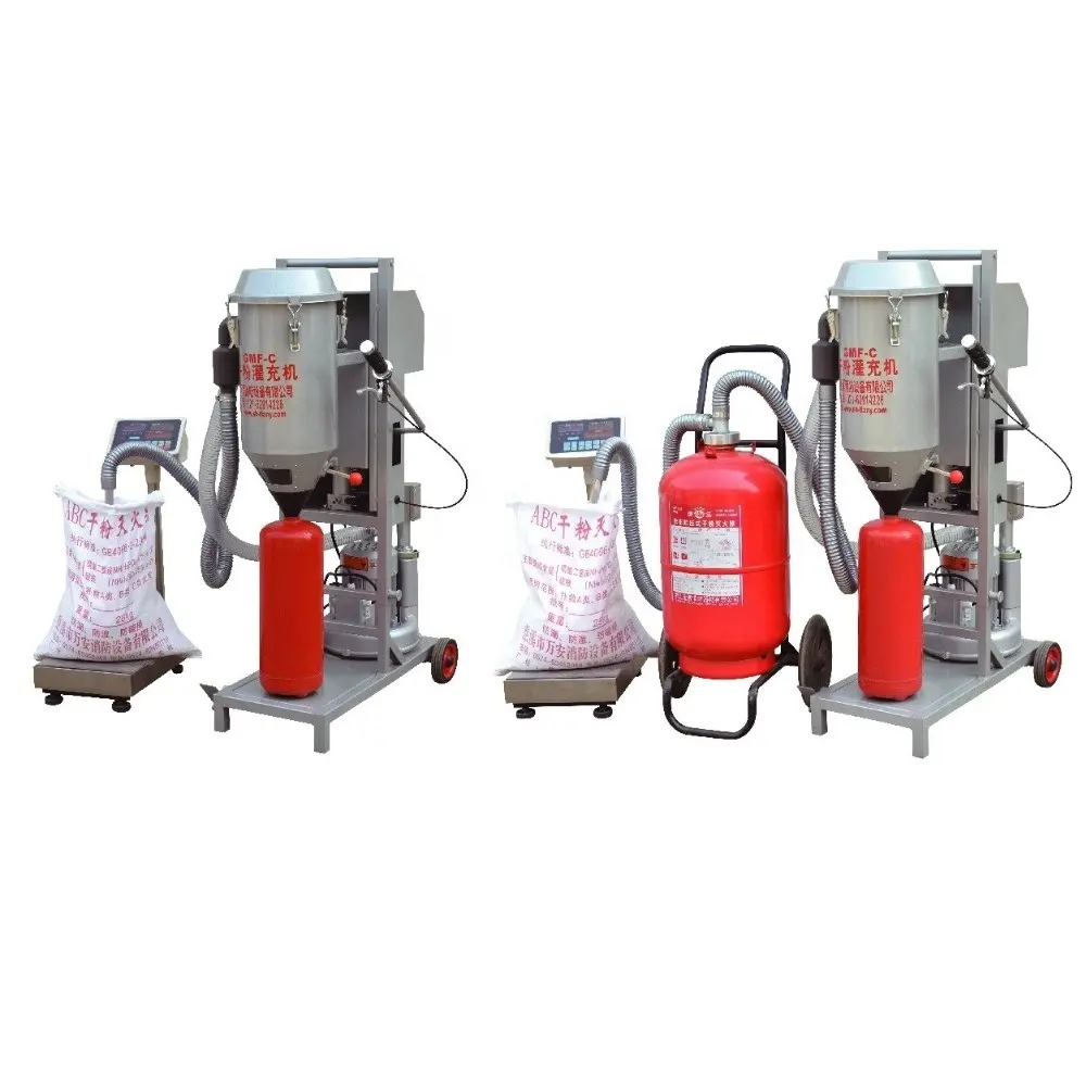 Fire extinguisher Refilling machine Powder filler machine