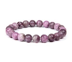 الجملة الحجر الطبيعي الكوارتز خرز كريستالي أساور 8 مللي متر العقيق الخرز اليدوية أساور من الأحجار الكريمة للنساء و لي - Product Image 5