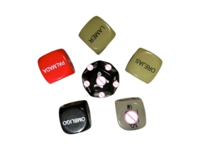 Dados Sexuales Españoles, 6 Piezas, Bolsa de Terciopelo, Juego Familiar, Juguetes Sexuales para Parejas Adultas, Regalo Novedoso Brillante para Fiestas, Juego de Posturas para Parejas - Product Image 4