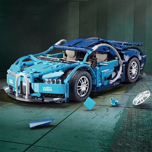 Çocuklar için oyuncaklar hediye spor araba montaj kiti araba oyunu yapı taşları araba yarışı küçük parçacık tuğla yapı taşları teknik - Product Image 2