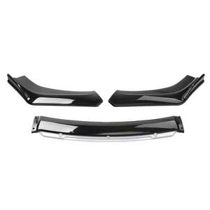 Bốn Phần Phổ Xe Khuếch Tán Phía Trước Lip Phía Trước Bumper Spoiler Cơ Thể Tự Động Kit Màu Đen Phía Trước Spade Màu Đỏ/Màu Xanh/Trắng/Vàng Lưỡi - Product Image 6