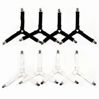 4pc Triangle Quilt Fixer Metall clip Verstellbares elastisches Sofa kissen Quilt bett Praktische rutsch feste Sicherheits gurte