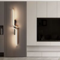 Applique murale LED moderne en métal nouveau design avec enveloppe en silicone pour l'intérieur de la maison dans les chambres salles à manger hôtels salons