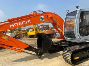Excavatrice Hitachi EX120 d'occasion en bon état, moteur Isuzu de 12 tonnes, faible durée de fonctionnement, d'origine japonaise, à vendre - Product Image 2