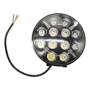 อะไหล่ระบบไฟรถบรรทุกคุณภาพสูง ไฟสปอร์ตไลท์ LED สีเหลืองอำพัน ขนาด 7 นิ้ว รูปทรงกลม 24V A08 สำหรับรถบรรทุกทั่วไป - Product Image 1
