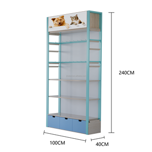 Bán lẻ thức ăn vật nuôi đồ chơi cửa hàng hiển thị Kệ rắn truy cập cửa hàng Popup cửa hàng đáng yêu màu xanh cho vật nuôi siêu thị hiển thị - Product Image 5