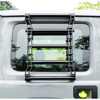 Échelle latérale modifiée pour Suzuki Jimny 2019-2022, JB74 JB64 JB74W, fenêtre arrière, cadre supérieur de voiture, accessoires d'échelle d'escalade