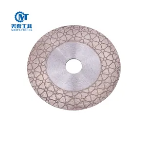 125mm Hot Press Triangle Turbo Saw Blade Continuous Teeth Smooth Cutting Diamond Disc For Porcelain Ceramic Tiles