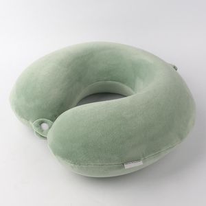 Oreiller en forme de U Oreiller cervical Coton à mémoire de forme Rebond lent Amovible Adulte Appui-tête Protecteur de <span class=keywords><strong>cou</strong></span> Oreiller de sieste d'<span class=keywords><strong>avion</strong></span> - Product Image 2
