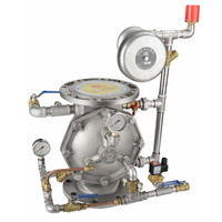 Vanne de déversement pour système d'incendie à alarme humide en fonte ductile, raccords rainurés, flexible, facile à utiliser, en acier inoxydable