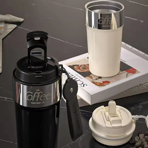 2026 Stainless Steel Thermos Coffee <b>Cup</b> – Vacuum Insulated Bottle Keeps Hot & <b>Cold</b>, Portable Travel Mug for Office, Camping, Com - Product Image 4
