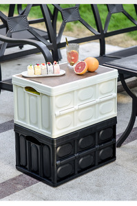 Camping Multifunctional <b>Plastic</b> Folding Box Portable Storage Bin <b>Boxes</b> - Product Image 5