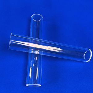 Tubo di quarzo con flangia di quarzo resistente alle alte Temperature tubo di quarzo - Product Image 3