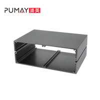PA146 131*50 PUMAY Boîtier transparent en aluminium pour PC, avec poignées de transport, certifié ROSH, pour équipe de contrôle qualité professionnelle