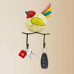 High Quality Antique Style Single Bird 2 Hook Wall <b>Hanger</b> – Durable Iron Decorative Home Organizer <b>Space</b>-<b>Saving</b> Decorative Hange - Product Image 3