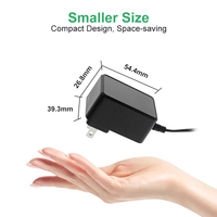 Alimentation électrique UL FCC AC DC 5V 6V 9V 15V 18V 24V 500mA 1.3A 1.5A 2A 2.5A 3A Chargeur mural 12V 1.5A Adaptateur secteur prise US