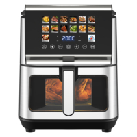 Friteuse à air numérique intelligente en acier inoxydable 9L, prix de gros, directement de l'usine, four de cuisine électrique à marque privée