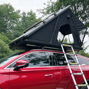 Tente de toit pour <span class=keywords><strong>camping</strong></span>-<span class=keywords><strong>car</strong></span> triangulaire en aluminium automatique pour 1-2 personnes <span class=keywords><strong>2023</strong></span> - Product Image 1