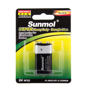 Ağır en iyi fiyat kuru pil 9v karbon çinko Cylindrical pil oyuncaklar ev aletleri silindirik - Product Image 4