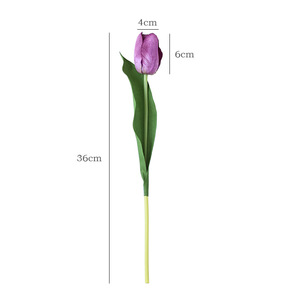Tulipanes Artificiales de Seda con Tacto Natural y Aspecto Hidratado para Decoración de Bodas y Hogar - Product Image 5
