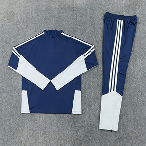 Autumn Winter Football Jersey 26/27 Madrid Training Uniform Set Half Zipper Long Sleeve Breathable sports suit <b>Soccer</b> Wear - Product Image 2