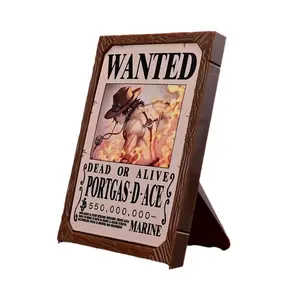 18 diseños foto <span class=keywords><strong>Fram</strong></span> Luffy AnimeJapan figura con soporte dibujos animados PVC escritorio ornamento ZORO Sanji Law Nami Cosplay vinilo figura de juguete - Product Image 1