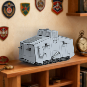 Kits de modèles en plastique 920 pièces <span class=keywords><strong>1</strong></span>/<span class=keywords><strong>35</strong></span> A7v Allemands de la Première Guerre mondiale, ensembles de blocs de construction pour adultes - Product Image 3