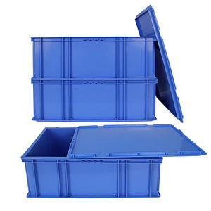 Cajas de plástico rectangulares apilables, para almacén, en venta - Product Image 2