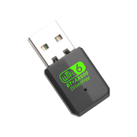 Adaptador USB2.0 WiFi 6 con Bluetooth 5.4, Tarjeta de Red Inalámbrica de Doble Banda, Dongle Wi-Fi AX600 para Computadora, Sin Necesidad de Controladores