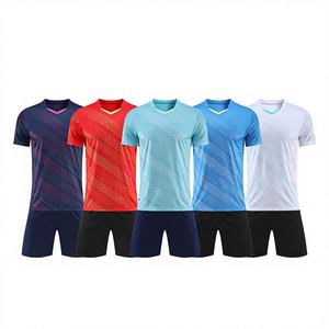 Ensemble de tenue de football à manches courtes et séchage rapide pour l'été, pour enfants, hommes, femmes - Vente en gros rapide pour l'entraînement sportif <span class=keywords><strong>junior</strong></span> - Product Image 1
