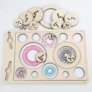 Tablero de Madera Personalizable con Laberinto de Colores, Herramienta Educativa y Divertida para Trazar Líneas, para Niños, Material Didáctico <span class=keywords><strong>Montessori</strong></span>, Equipo para Guardería - Product Image 4