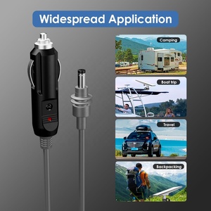 Cho Starlink <span class=keywords><strong>Mini</strong></span> 12V 24V Xe Thuốc Lá Nhẹ Hơn Cắm Để DC 5521 Cung Cấp Điện Cáp Cho Starlink <span class=keywords><strong>Mini</strong></span> Xe Cáp Điện 2M 3M 5M - Product Image 2