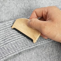 Brosse manuelle portable pour vêtements, peigne à cachemire, peigne à pulls en bois