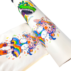 Precio de fábrica Hot Pee DTF Film 45cm Doble mate Transferencia de calor DTF Película de transferencia para ropa - Product Image 3