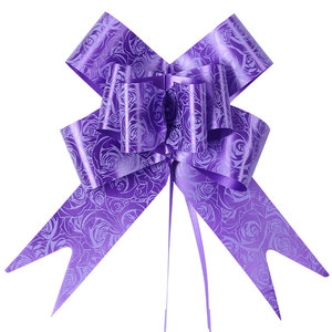 <span class=keywords><strong>Ruban</strong></span> en plastique imprimé avec motif de <span class=keywords><strong>rose</strong></span> <span class=keywords><strong>2022</strong></span>, nœud papillon à tirer pour la décoration de mariage - Product Image 1